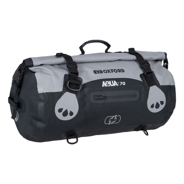 Oxford Aqua T-70 trolleytas grijs/zwart 70L