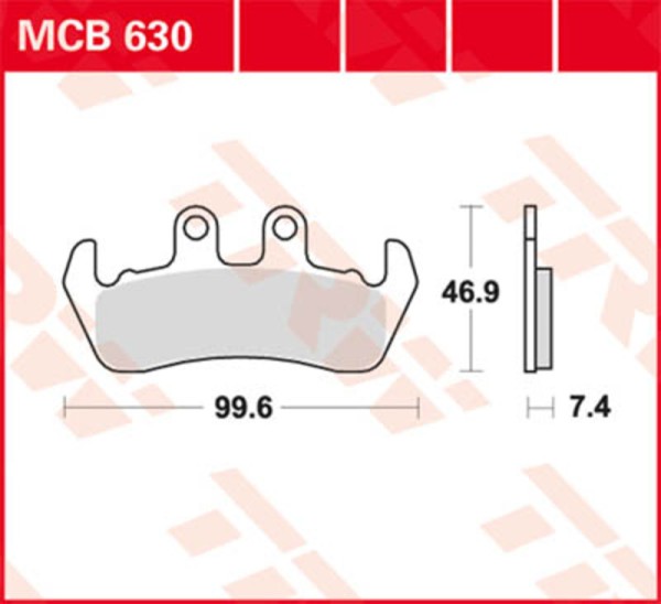 TRW Lucas remblok MCB502