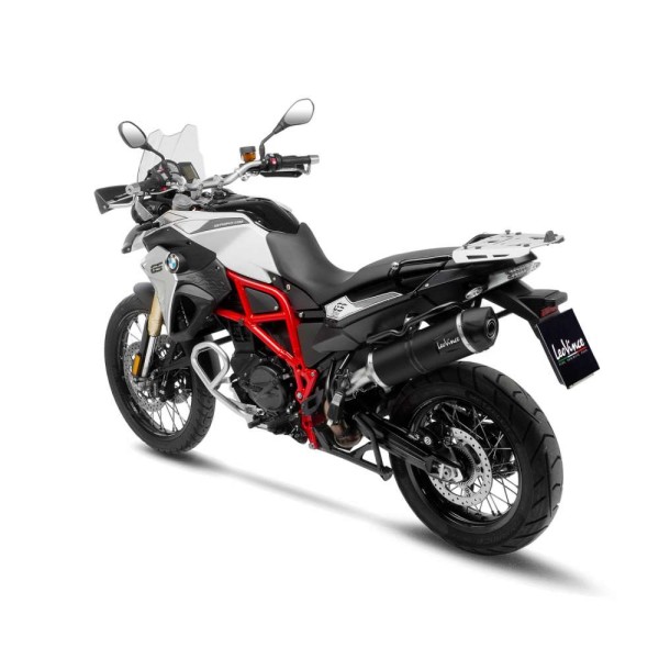 LeoVince uitlaatsysteem LV One Evo voor BMW F 700 GS /F 800 GS, zwart, slip on, E-certificaat