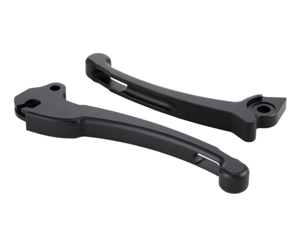 Sport hendelset koppeling/rem voor Vespa PX 125-200ccm, HBZ Grimeca, rechts/links, mat zwart