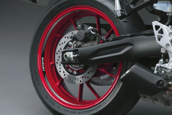 Velgbeddecoratie zwart/wit voor Suzuki GSX-8R (24-) / GSX-8T (25-) Origineel