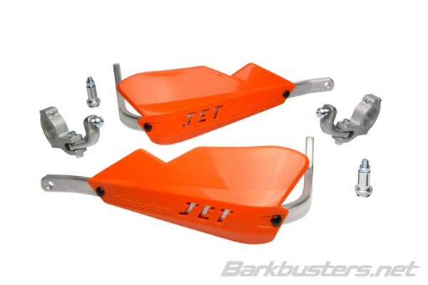 Barkbusters Jet handbeschermerset tweepuntsbevestiging conisch oranje
