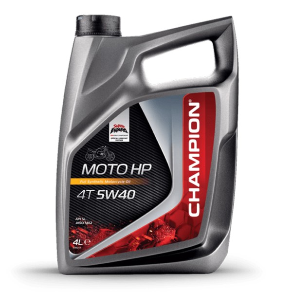 CHAMPION® Moto HP 4T 5W-40 motorolie - 4 liter