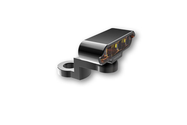 HIGHSIDER Pro Type 2 LED knipperlichtbehuizing zwart / lens rookgrijs (paar), voorkant