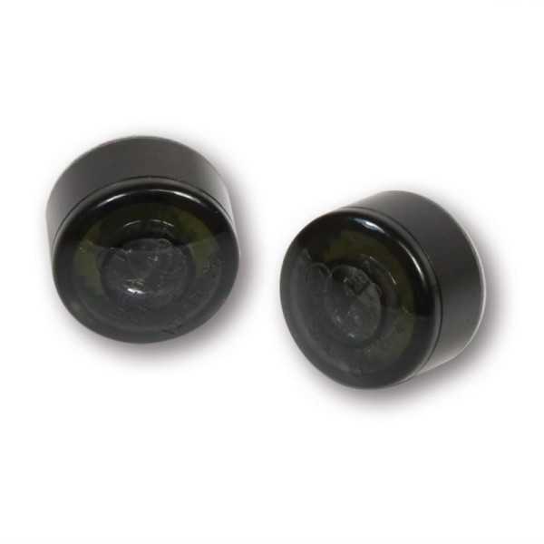 HIGHSIDER pro Apollo LED richtingaanwijzer/positielicht zwart/getint 2in1, E-keurmerk (paar)