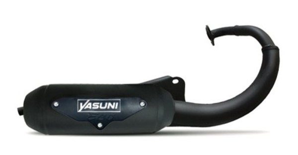 Yasuni Eco Complete Uitlaat - Roestvrij Staal Zwart