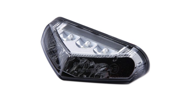 HIGHSIDER slim LED-achterlicht zwart E-keurmerk (1pc)