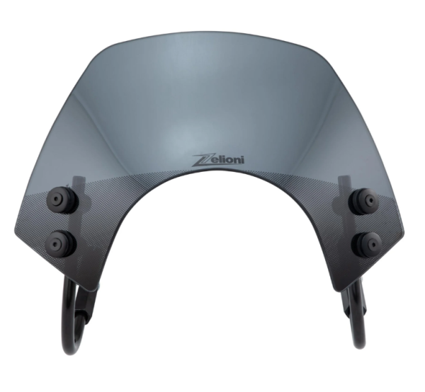 Flyscreen ZELIONI Racing voor Vespa GTS/GTS Super/GT/GT L 125-300cc, zwart getint