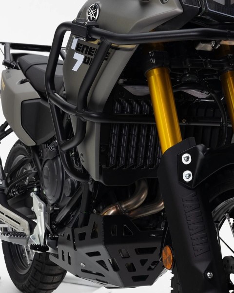 Zwarte valbeugels van aluminium voor de Yamaha Ténéré 700 / Rally Edition (25-)
