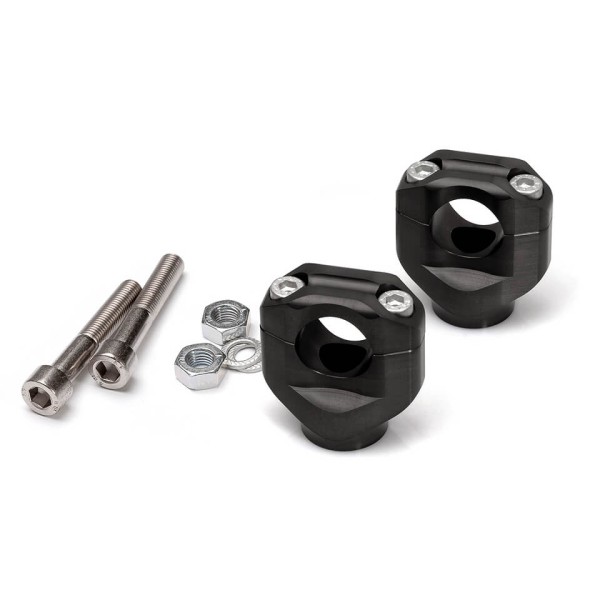 LSL Klemmbock-Kit 28,6 mm für Kawasaki ER-6N, 2009-2011, schwarz