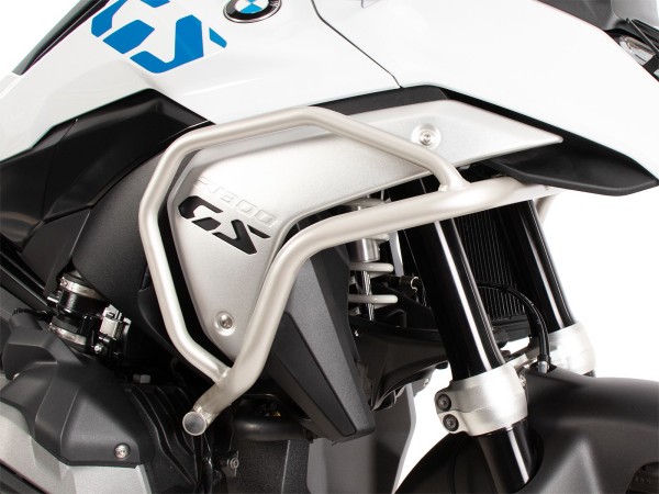 Roestvrijstalen tankbeschermer voor originele BMW motorbeschermer voor BMW R 1300 GS (23-) Hepco & Becker