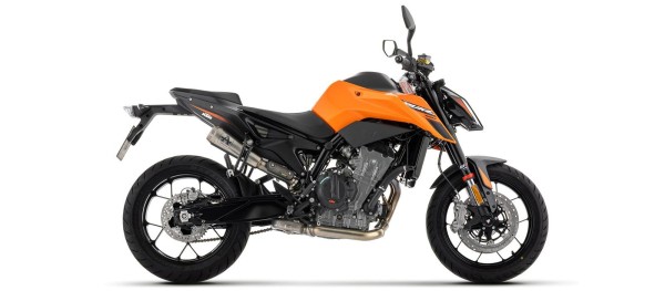 ARROW Uitlaat PRO RACE NiChroom voor KTM 790 Duke (25-)