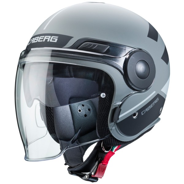 Caberg Helm Uptown Loft, mat-grijs/zwart-zilver