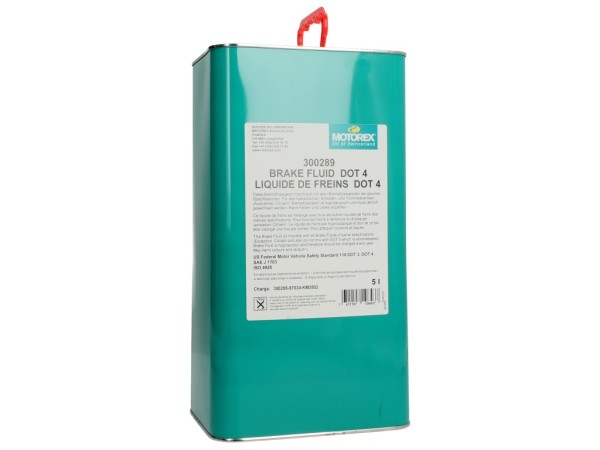 Motorex remvloeistof, DOT 4, 5 l, helder