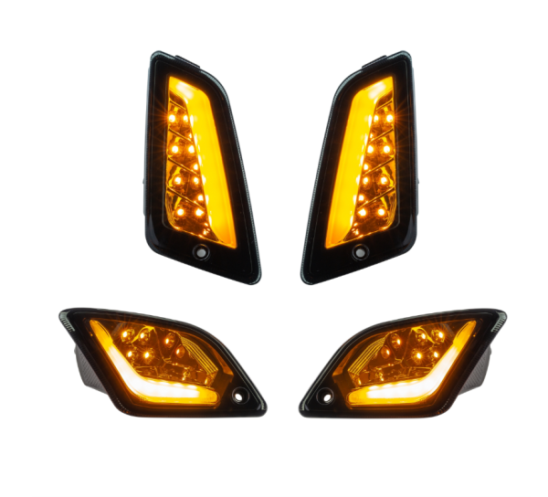 Knipperlichtset voor & achter voor Vespa GTS/GTS Super/GTV 125-300cc, getint