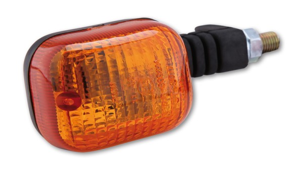 HIGHSIDER Smart Duc-stijl knipperlichtbehuizing zwart / lens oranje (stuk), linksvoor & hi