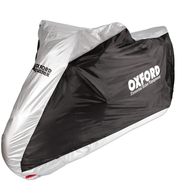 Oxford Binnen-/Buitenhoes Aquatex Zwart/Zilver - Motorfiets / Scooter - L