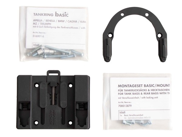 Basis tankring incl. tanktas slotunit voor Moto Guzzi V100 Mandello /S (22-)