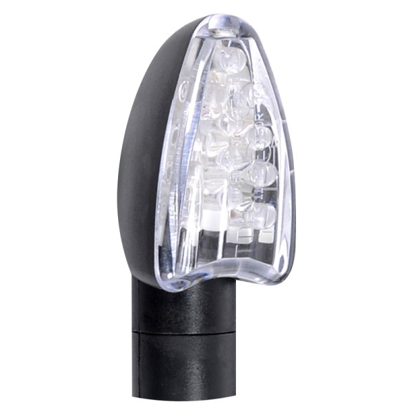 Oxford Signal 14 LED Knipperlichtbehuizing Zwart / Heldere lens (Paar), Voor & Achter, (Incl. 2 weerstanden)