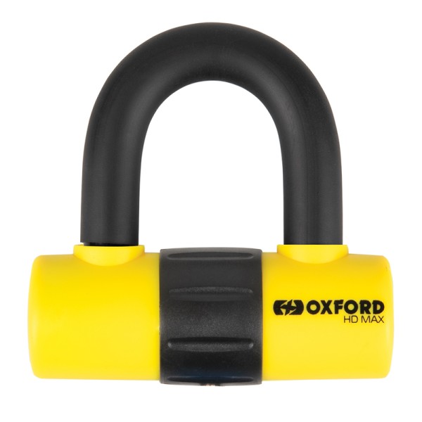 Oxford HD MAX schijfslot Ø14mm geel