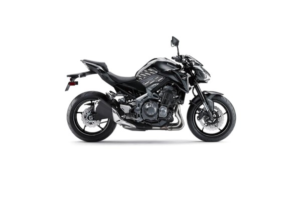 Stompgrip schwarz, Volcano, für Kawasaki Z900, 2017-2024