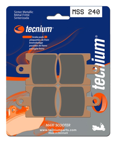 Tecnium Maxi Scooter gesinterd metalen remblokken - MSS240