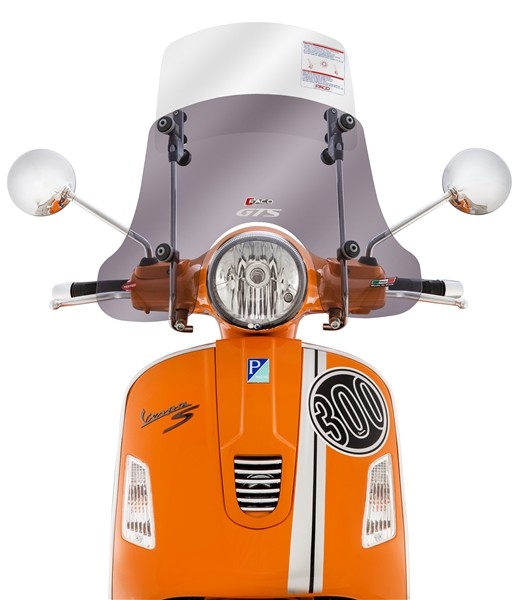 Windscherm FACO "Twin-Screen" voor Vespa GTS/GTS Super/GT/GT L 125-300cc (-22)