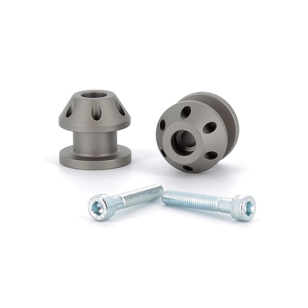 V PARTS statiefsteunen M6 x 1 aluminium titanium look