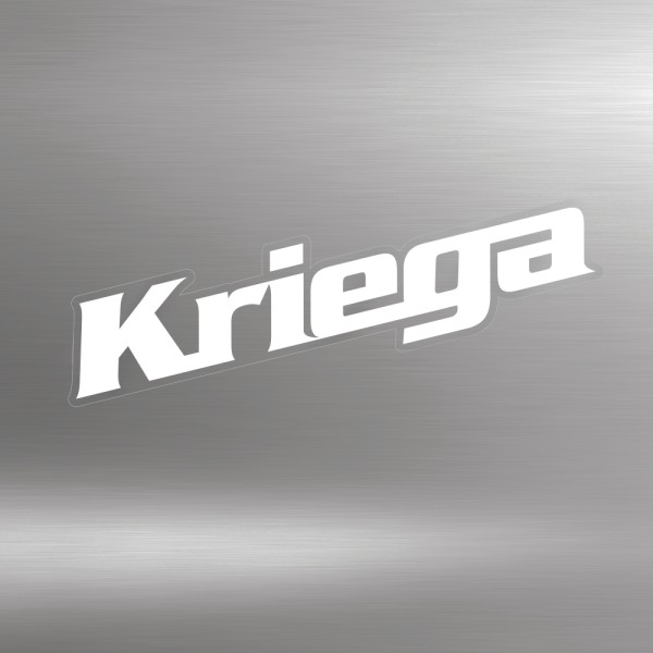 Kriega Aufkleber weiss