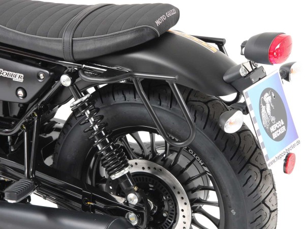Leren tassenhouder uitsparing voor Moto Guzzi V9 Bobber/Special Edition (21-) Hepco & Becker