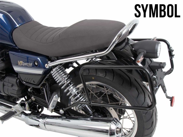 Zijkofferdrager geschroefd chroom voor Moto Guzzi V7 Special/Stone/Centenario (21-24) Origineel
