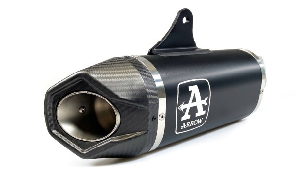 Arrow Indy Race Donkere uitlaat voor Honda CB 750 Hornet