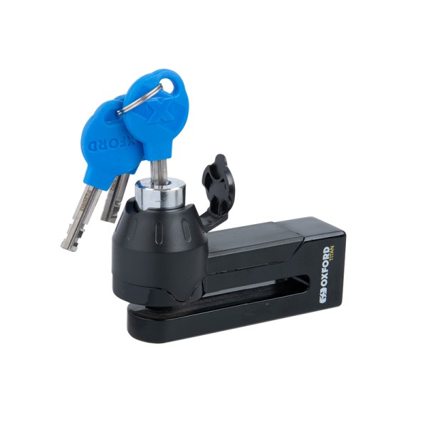 Oxford Titan ø10mm remschijfslot - Zwart
