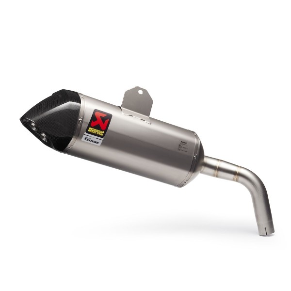 Slip-on demper titanium voor XT1200Z Super Ténéré Akrapovic