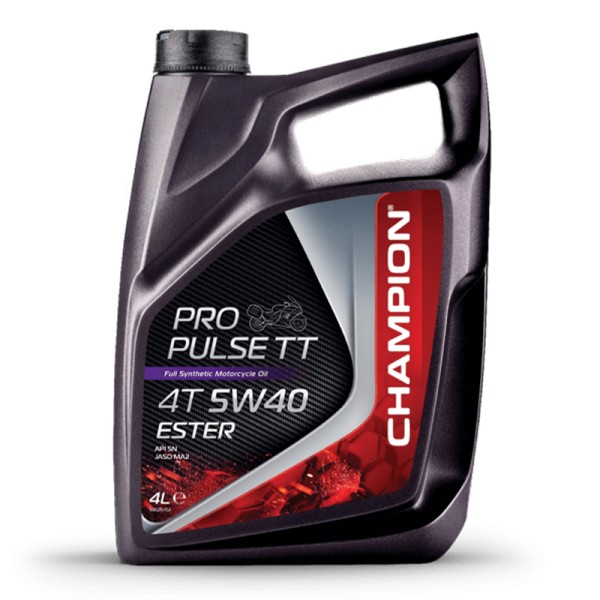 CHAMPION® Pro Pulse TT 4T 5W-40 Ester motorolie - 4 liter