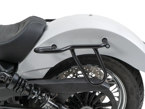 Leren tassenhouder uitsparing zwart voor Indian Scout Classic 1250 (25-) Hepco & Becker