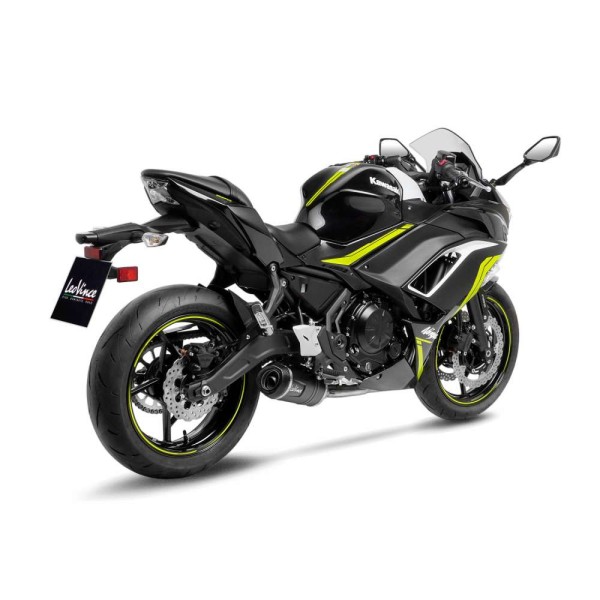 LeoVince compleet systeem LV One Evo voor Kawasaki Ninja /Versys /Z 650 , zwart, E-keurmerk