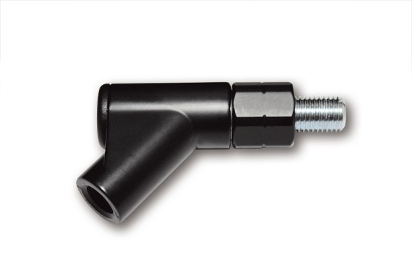 HIGHSIDER slimme spiegeladapter zwart M10x1,25, linkse draad