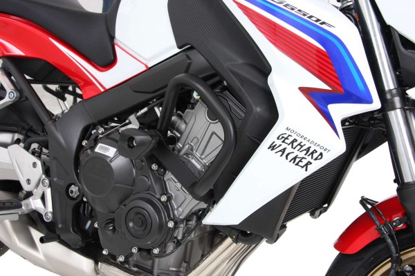 Motorbeschermer incl. beschermpad zwart voor Honda CB 650 F (14-18) Hepco & Becker