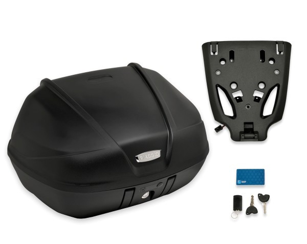 Topkoffer Kit Sleutelloze 52L (incl. montageplaat) voor Beverly HPE Origineel Piaggio