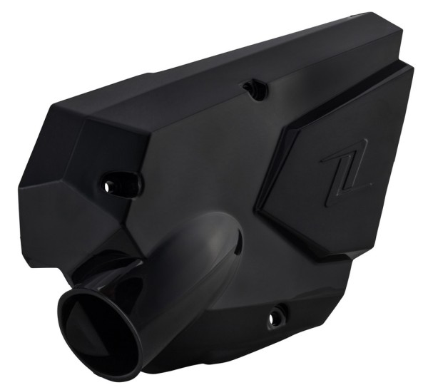 Luchtinlaat afdekking, vario afdekking voor Vespa Primavera/Sprint/GTS/GTS Super, zwart