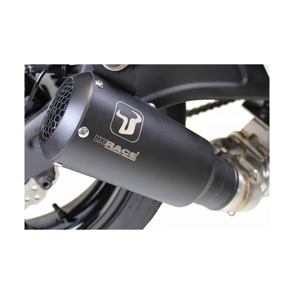 IXRACE MK2 achterdemper Suzuki GSX-S 1000 /Katana, roestvrij staal, E-keur, Euro5