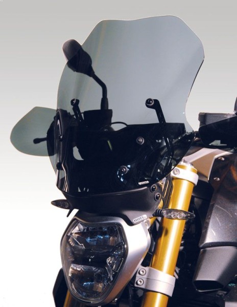 Middelhoog windscherm en antiverblindingsspoiler voor BMW R 1200 R (15-18)