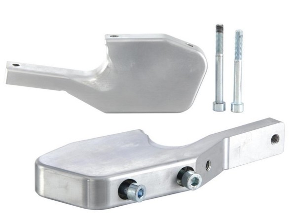 Voetsteun adapter achterbank voor Vespa GTS/GTS Super/GTV/GT 60/GT/GT L 125-300cc, glanzend zilver