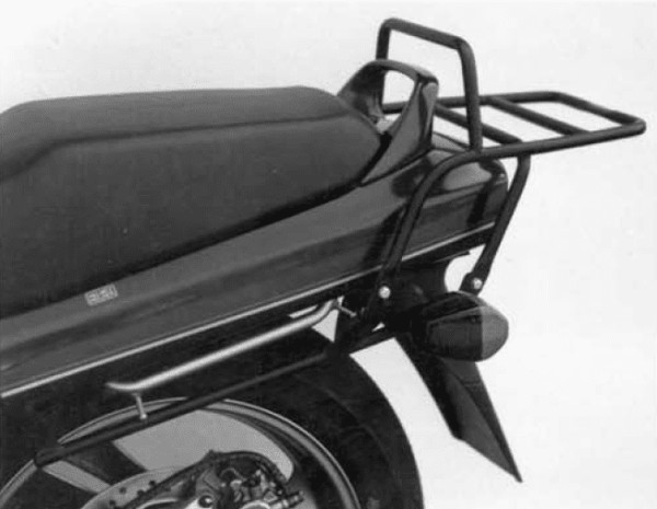 Buisvormige bagagedrager topkoffer zwart voor Honda NTV 650 (88-98) Hepco & Becker