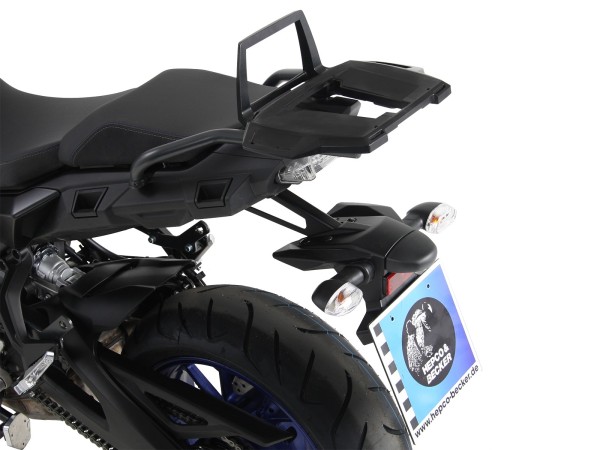 Alurack topkofferdrager zwart voor Yamaha Tracer 900 / GT (Bj.18-) Hepco & Becker