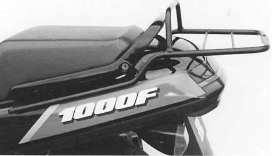 Buisvormige bagagedrager topkoffer zwart voor Honda CBR 1000 F (93-99) Hepco & Becker