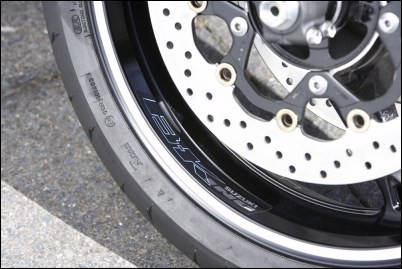 Velgsticker, voorwiel voor Suzuki GSX1300 B-King BJ. 2008-2011