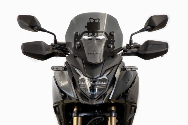 Laag windscherm voor Honda CB 500 X, zwaar getint