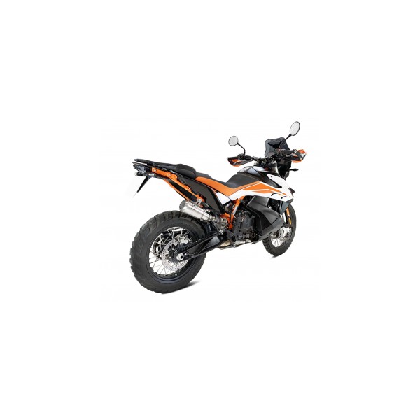 IXRACE MK2 achterdemper KTM 790 /890 Adventure, roestvrij staal, E-keur, Euro4+5